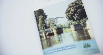 Magazine Leiestreek waar Bliksem Schrijfbureau aan meeschreef
