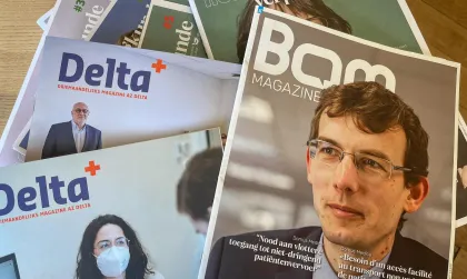 Magazines van Elma Media waar Bliksem Schrijfbureau aan meeschreef