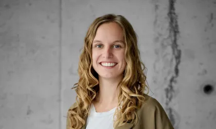 Portret van copywriter Majorie Desmet