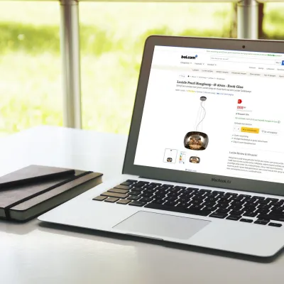 Laptop met webcopy van Lucide