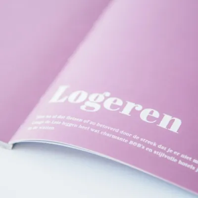 Magazine Leiestreek, meegeschreven door Bliksem Schrijfbureau
